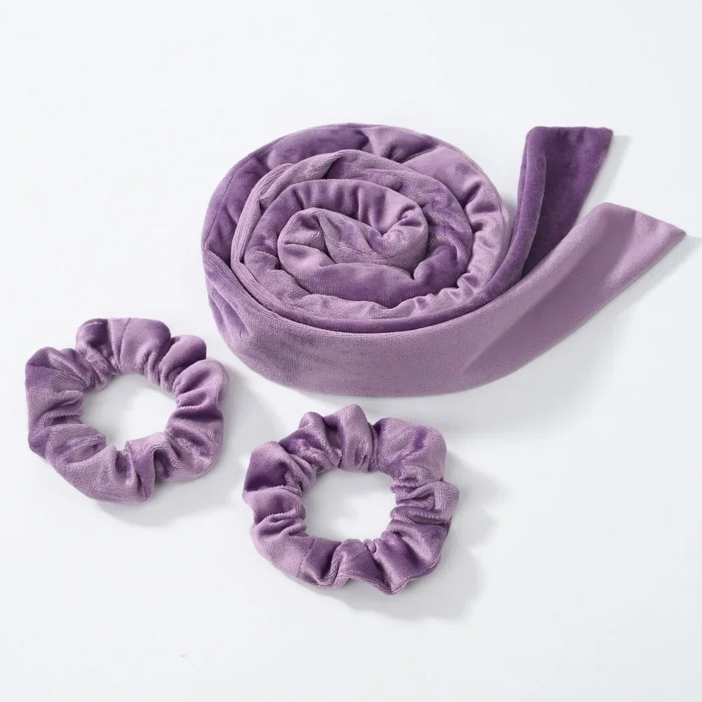 Bigoudis pour cheveux violet