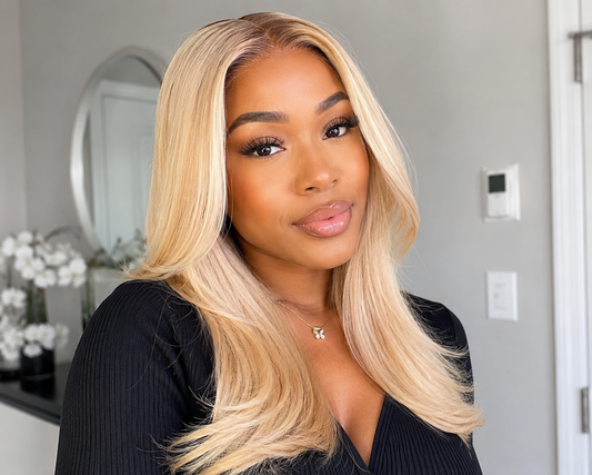 Perruque blonde ultra élégante