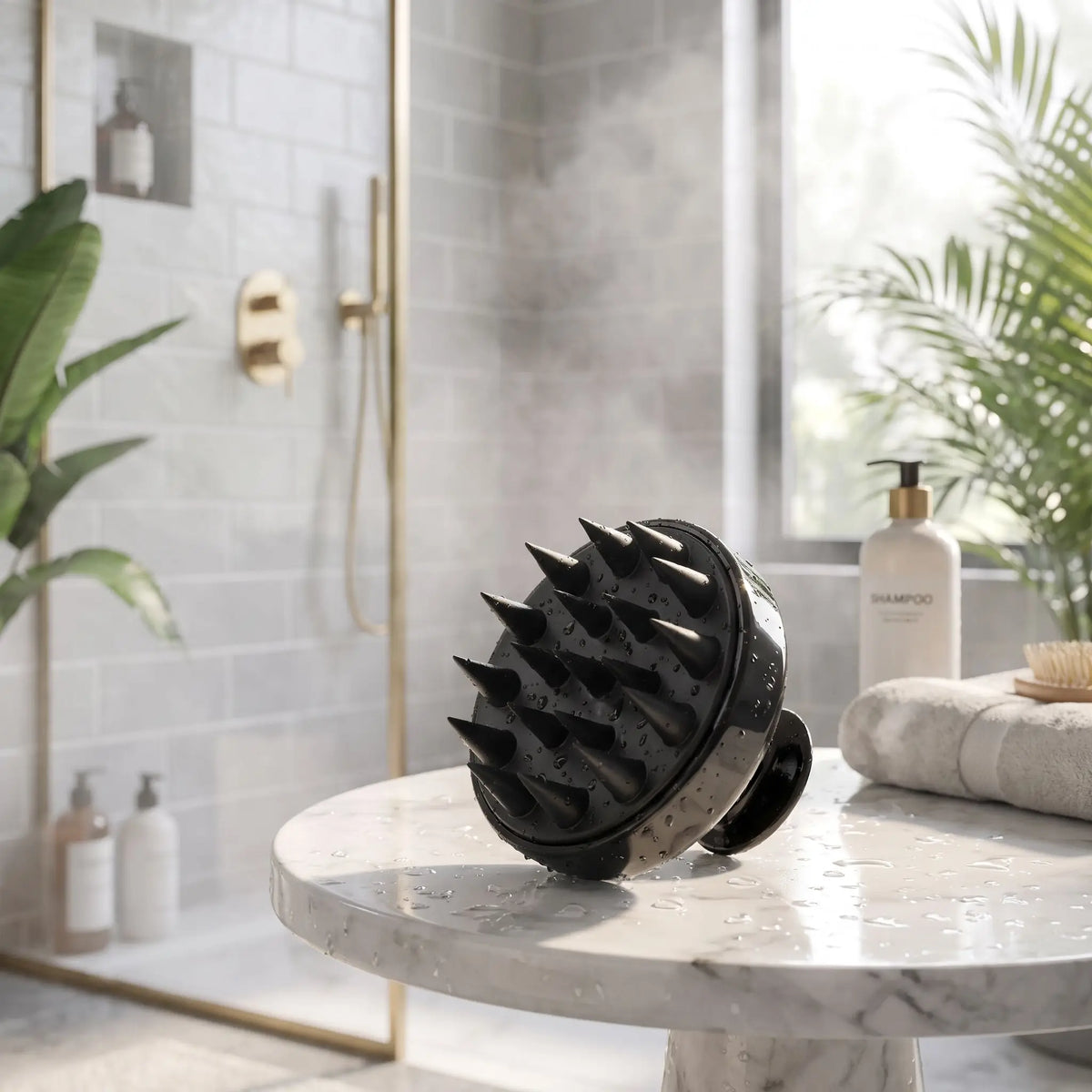 Brosse à cheveux noir
