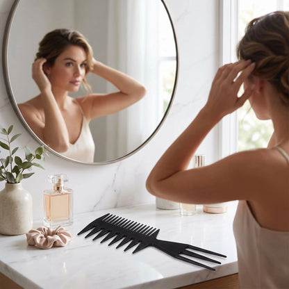 Peigne coiffure satisfaisante