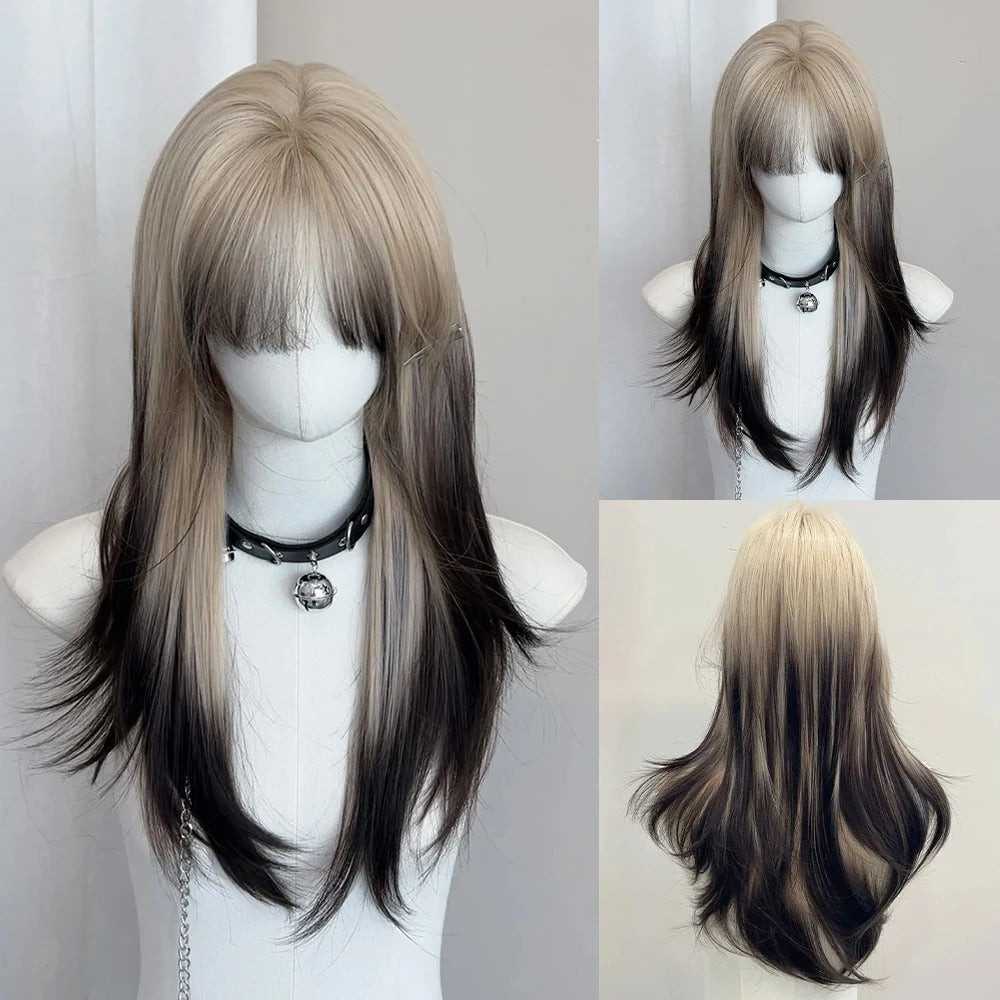 Perruque blonde ombrée un autre style idéal