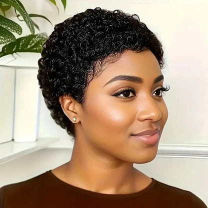 Perruque en cheveux naturel rayonnante