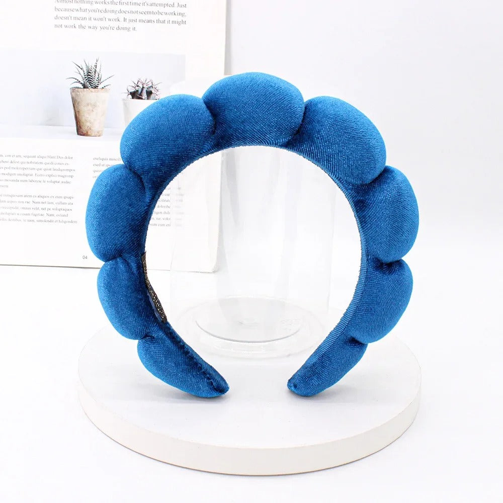 Serre tete femme bleue royal