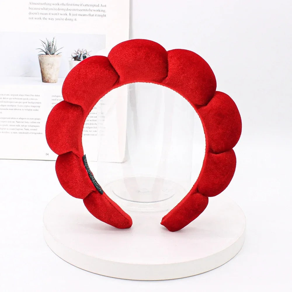 Serre tete femme rouge