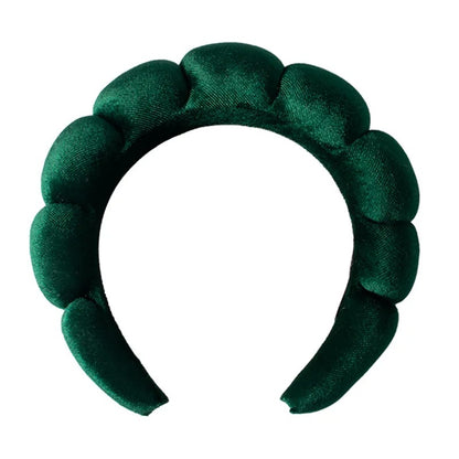 Serre tête femme vert foncé