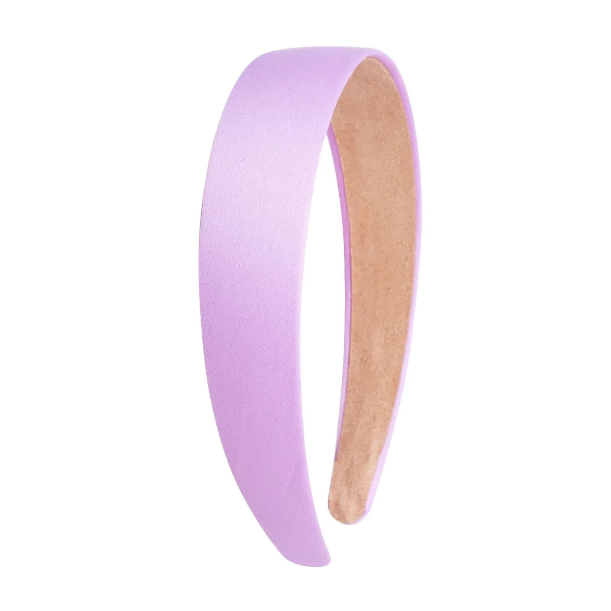 Serre tête violet satin