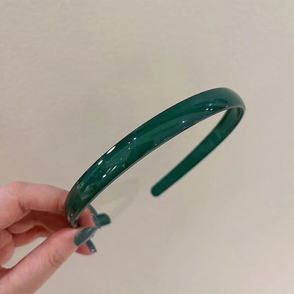 Serre tete femme vert foncé