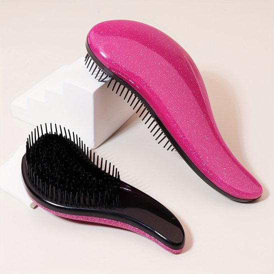 Brosse cheveux- couleur rose