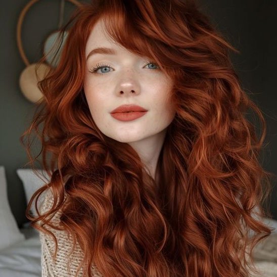 perruque- rouge cuivré