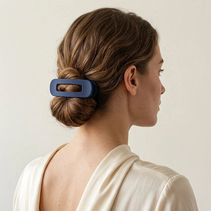 Pince a cheveux- bleue