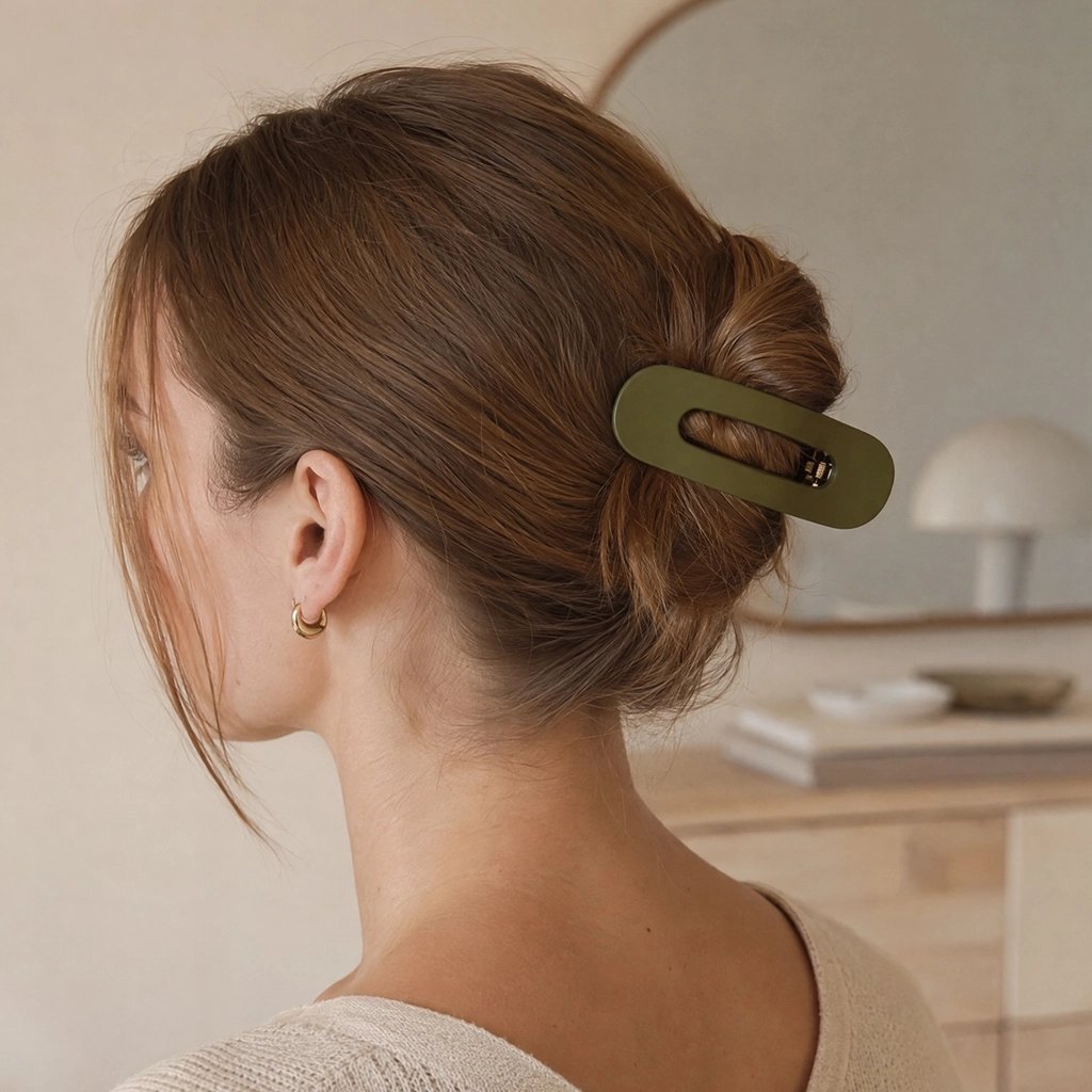 Pince cheveux- Kaki