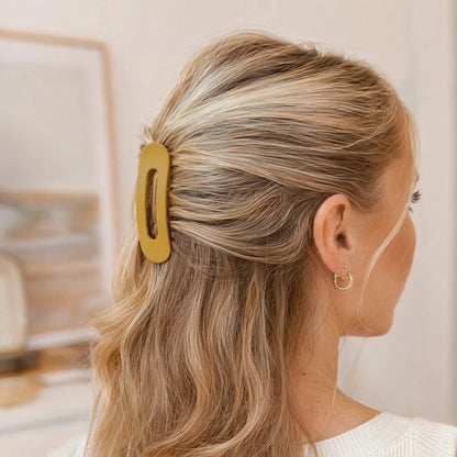Pince cheveux- moutarde